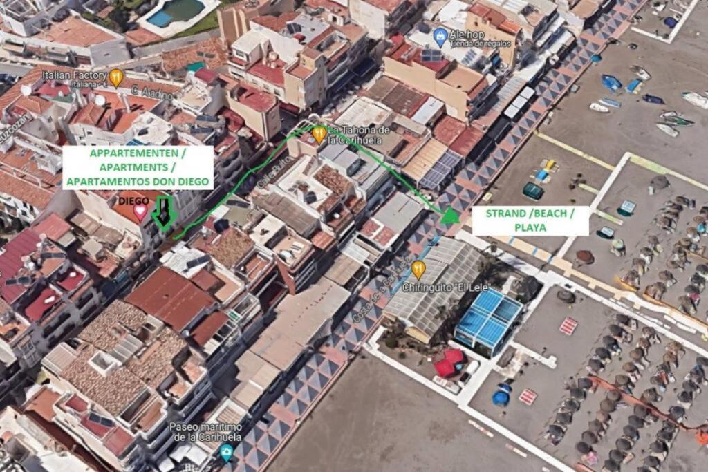 Precioso Estudio Junto Al Mar, Apartamentos Don Diego En La Carihuela Torremolinos Exteriör bild